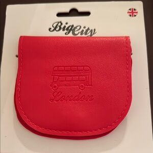 BigCity Red London Coin Purse